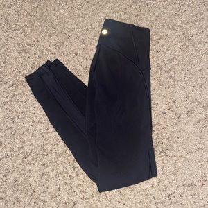 black mesh lululemon leggings